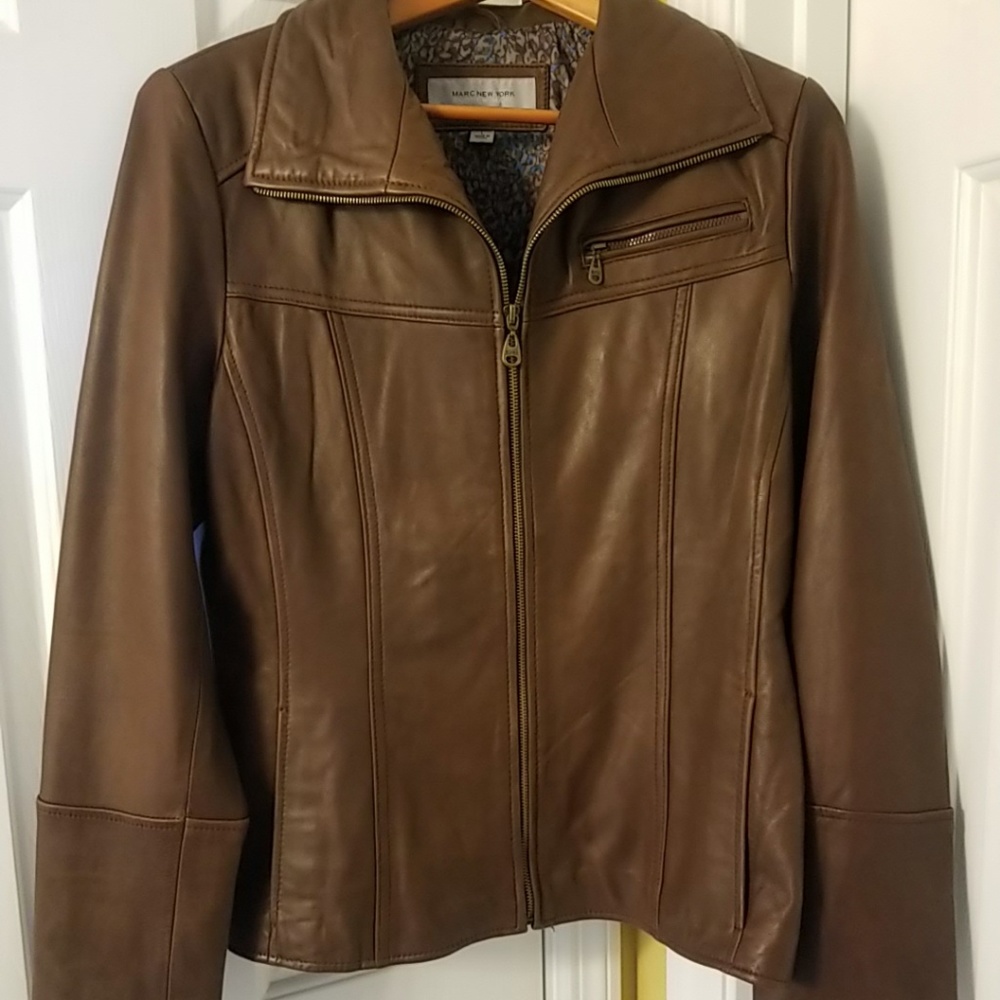 Marc New York Womens Leather Jacket